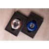 XO SYNCHRONIZED CIGAR CUTTER BLACK BLUE/ROSEWOOD