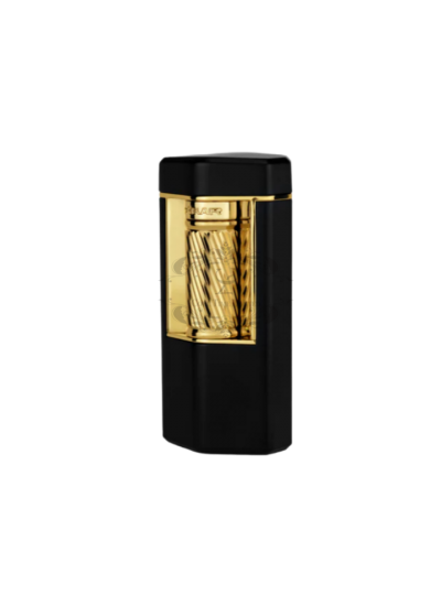 MERIDIAN TRIPLE FIRE CIGAR LIGHTER BLACK ROSE GOLD