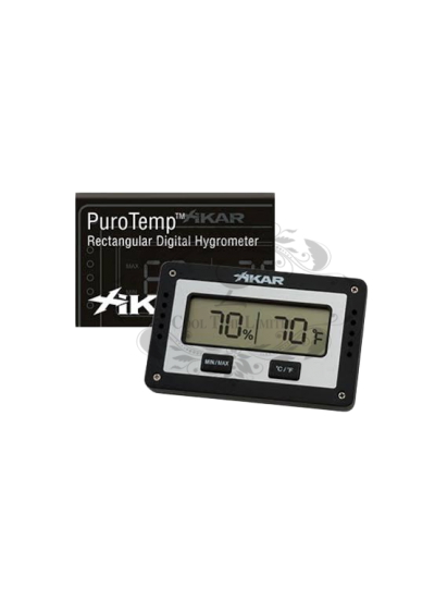 XIKAR RECTANGULAR DIGITAL HYGROMETER