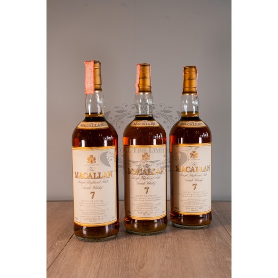 MACALLAN 7 YEARS OLD SINGLE HIGHLAND MALT SCOTCH WHISKY (OLD EDITION) 1L